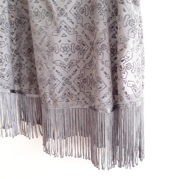 Hollister Burnout Boho Fringe Tank Top - Picture 3 of 8